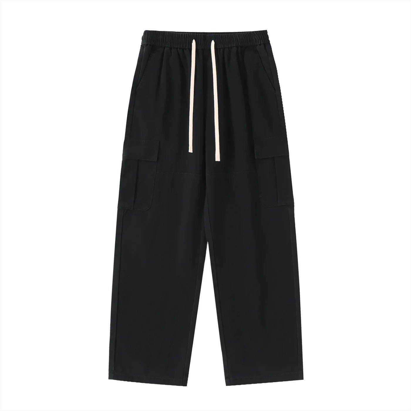 BEESMOOVE Drawstring Waist Straight - Leg Cargo Pants - Beesmoove