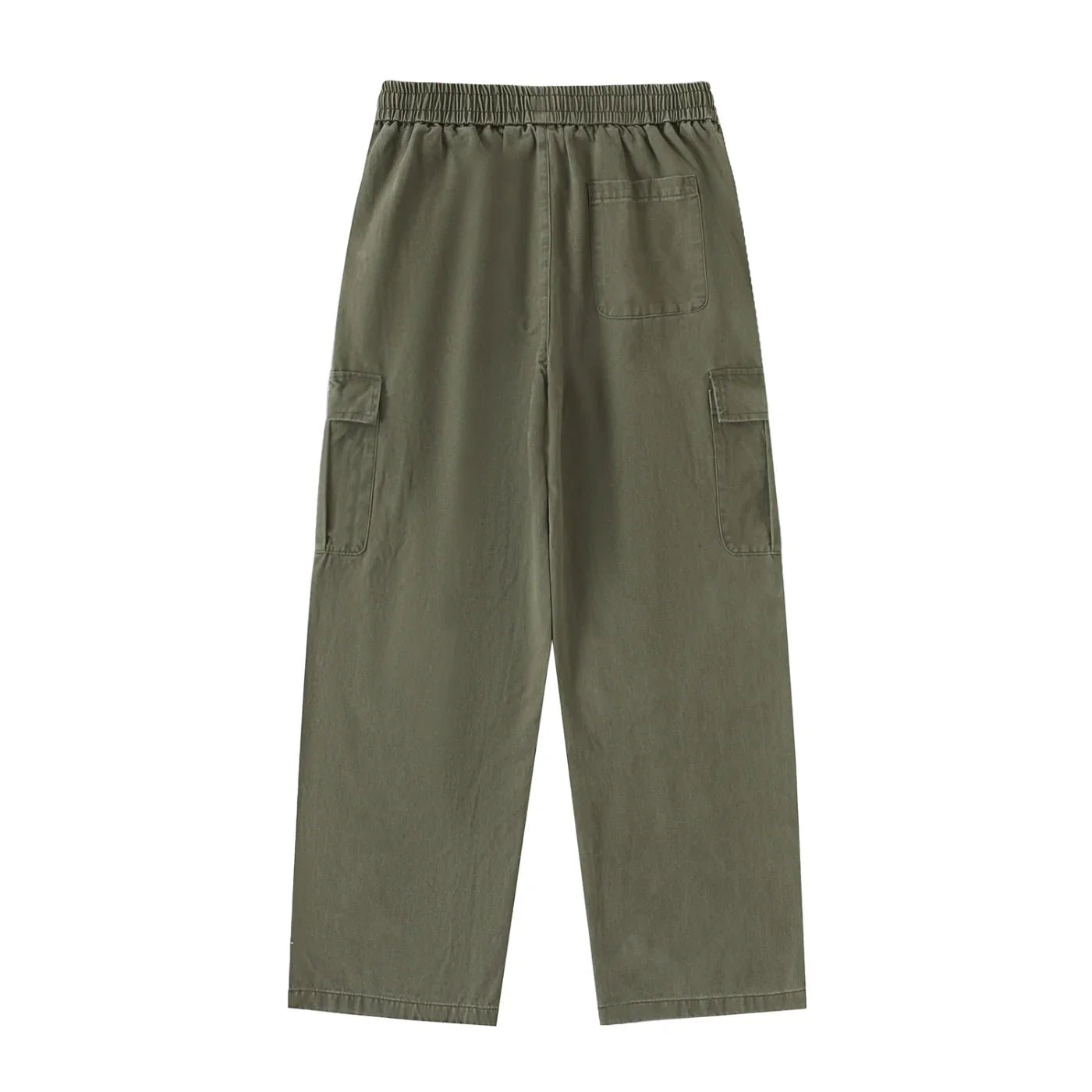 BEESMOOVE Drawstring Waist Straight - Leg Cargo Pants - Beesmoove