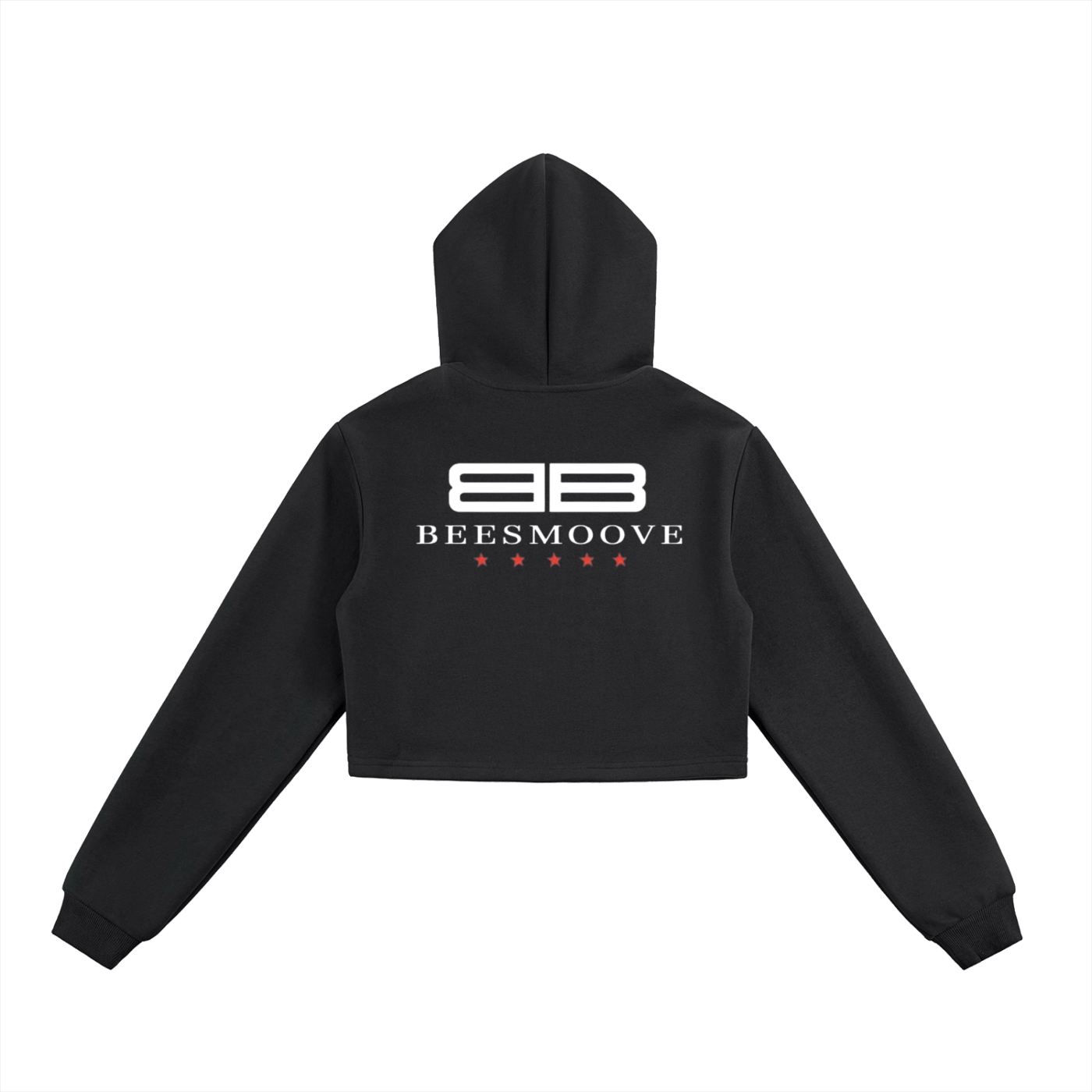 Beesmoove Driftwear Cropped Zip - Up Hoodie - Beesmoove