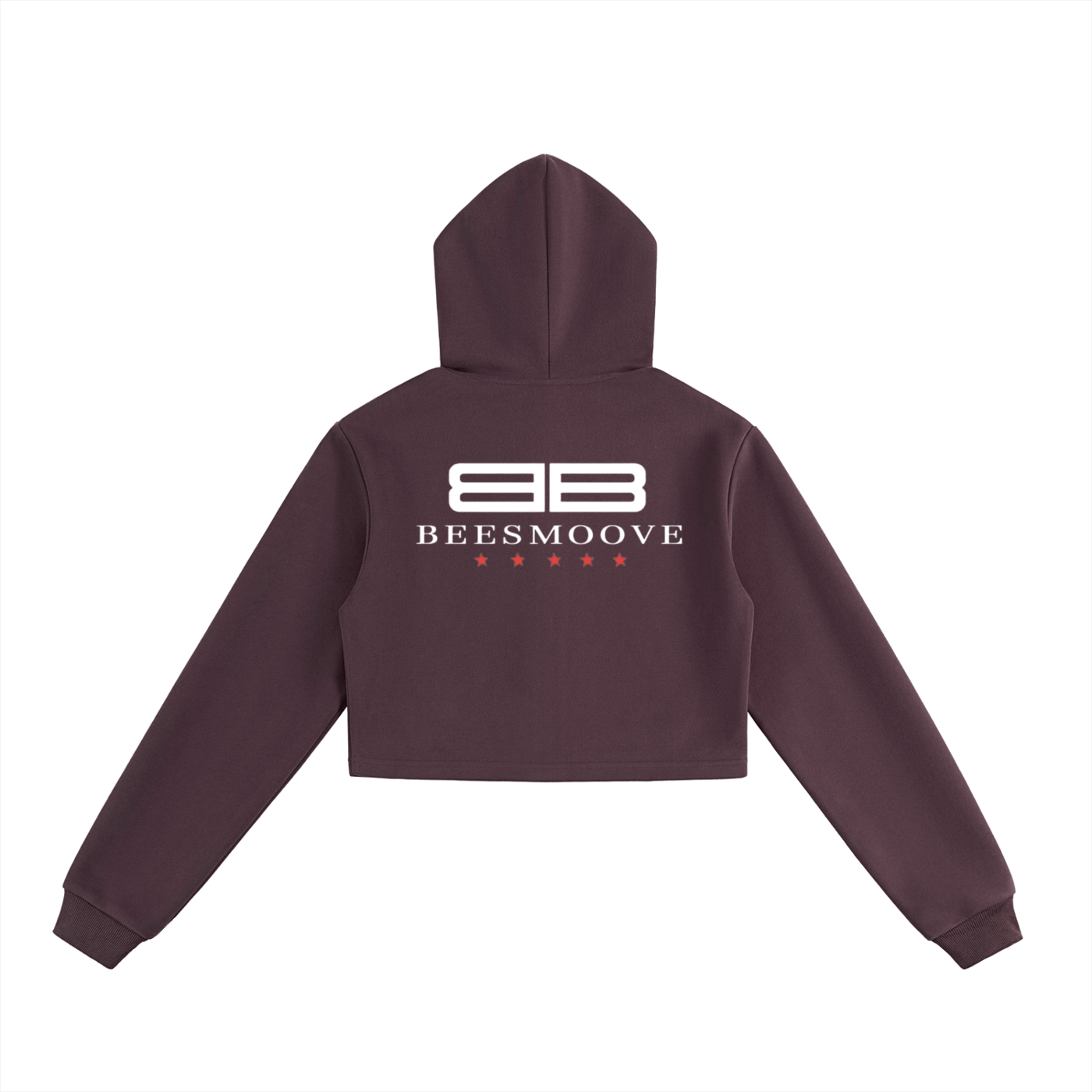 Beesmoove Driftwear Cropped Zip - Up Hoodie - Beesmoove