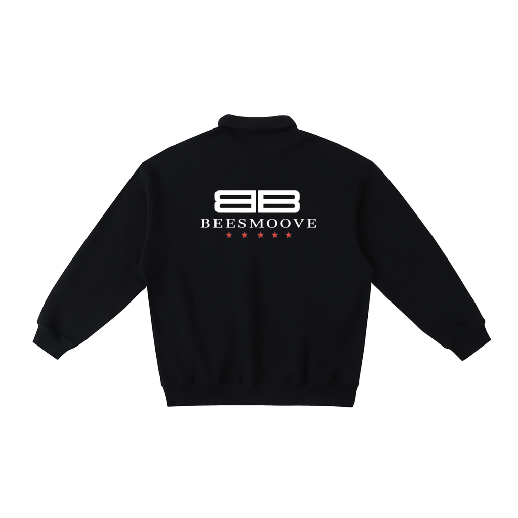 Beesmoove Driftwear Heavyweight Polo - Collar Sweatshirt - Beesmoove