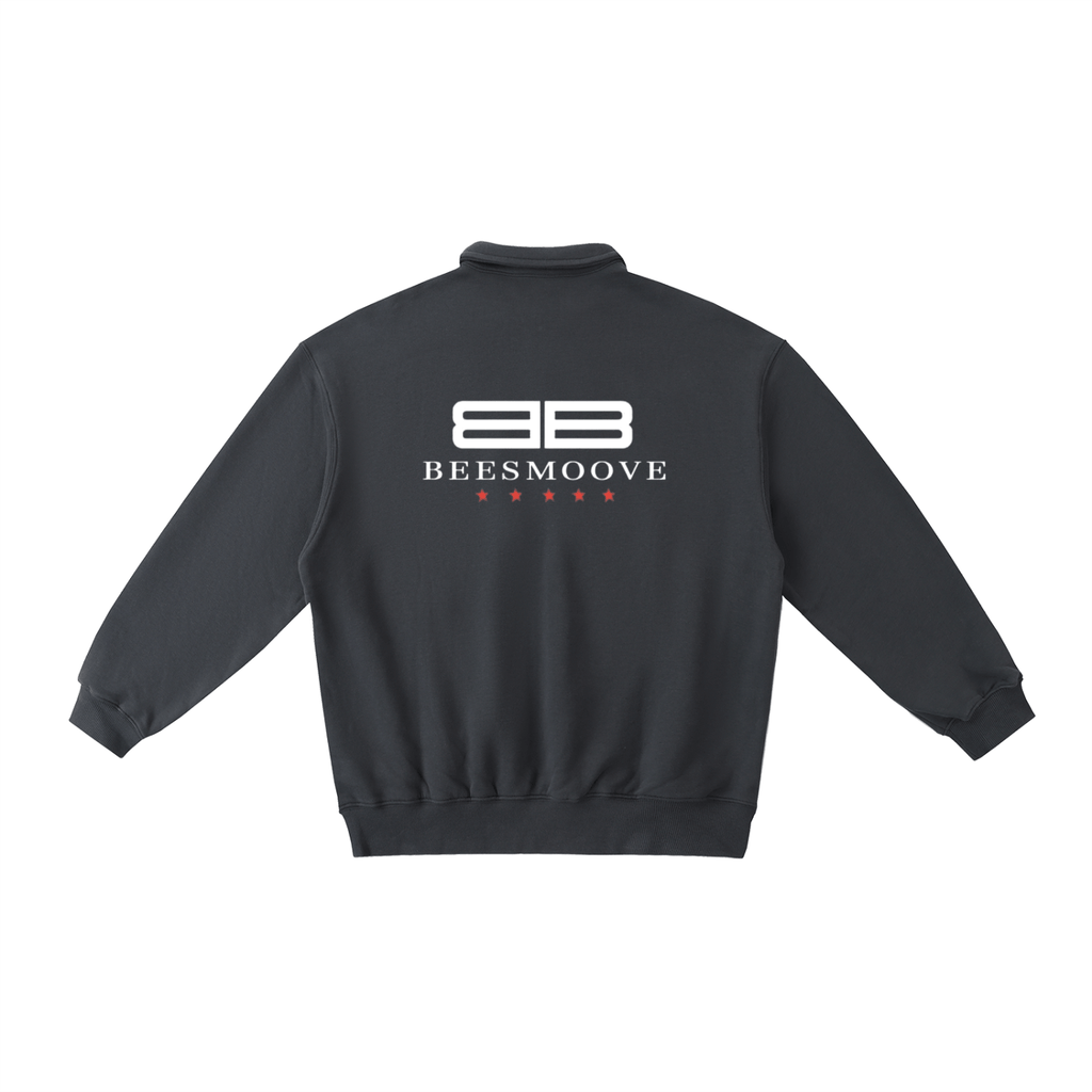 Beesmoove Driftwear Heavyweight Polo - Collar Sweatshirt - Beesmoove