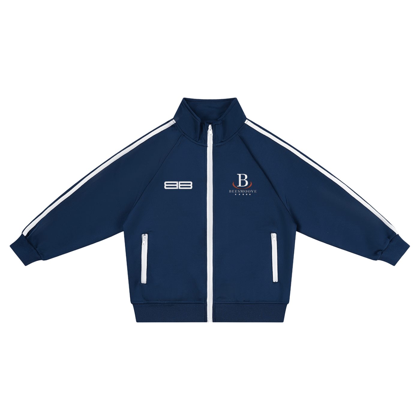 Beesmoove Driftwear Kids’ Contrast Tape Coach Jacket - Beesmoove