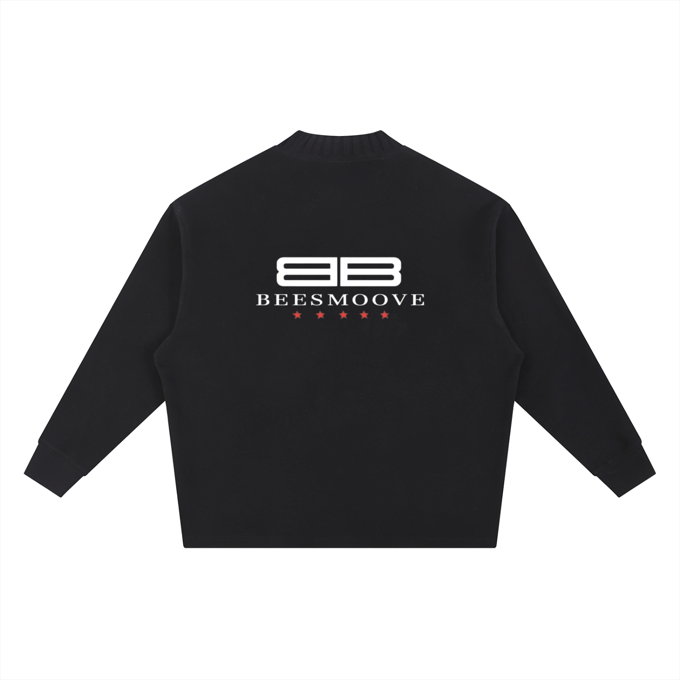 Beesmoove Driftwear Knitted Round Neck Oversize Sweatshirt - Beesmoove