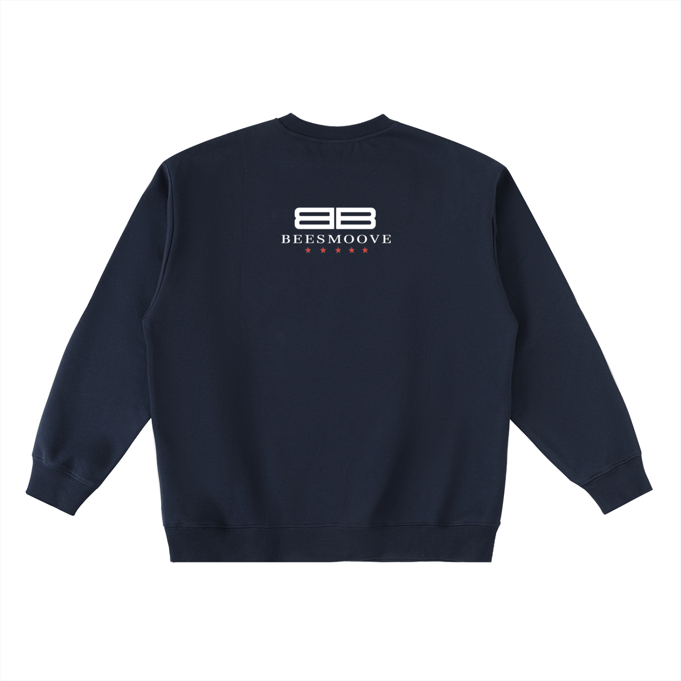 Beesmoove Driftwear Oversized Crewneck Taped Sweatshirt - Beesmoove