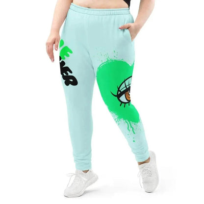 Beesmoove eye catcher green Women's Joggers - Beesmoove 