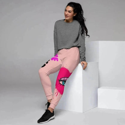 Beesmoove eye catcher pink Women's Joggers - Beesmoove 