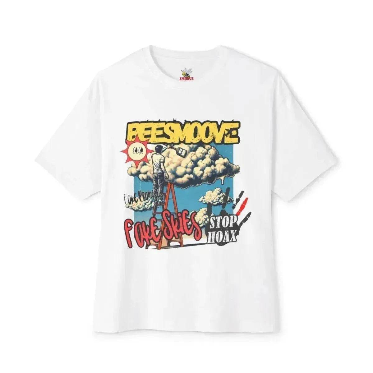 Beesmoove fake skies Oversized Boxy Tee - Beesmoove 
