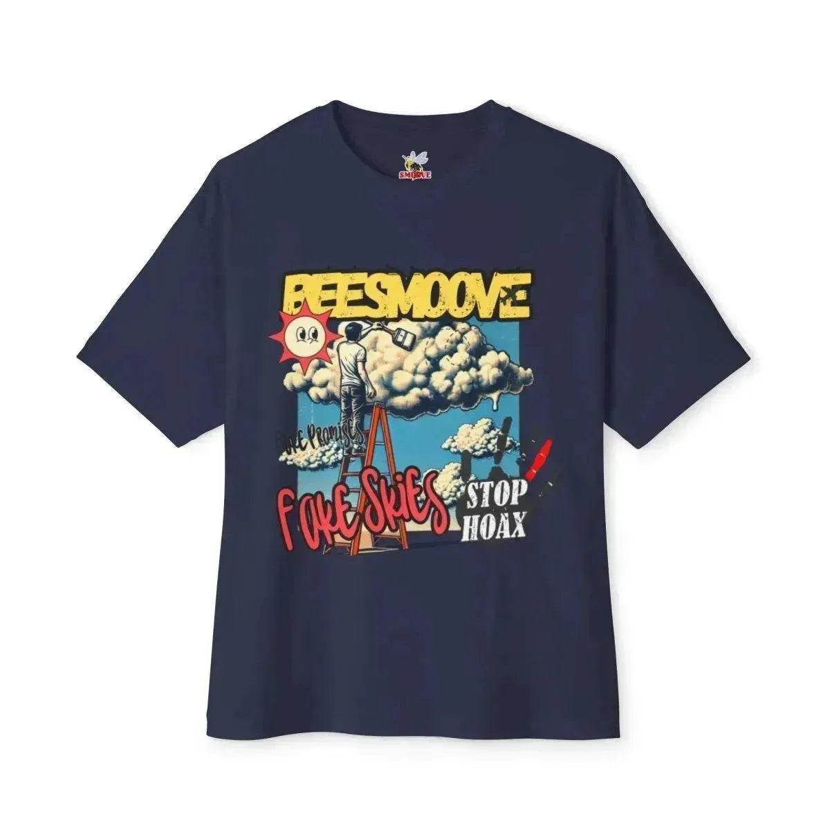 Beesmoove fake skies Oversized Boxy Tee - Beesmoove 