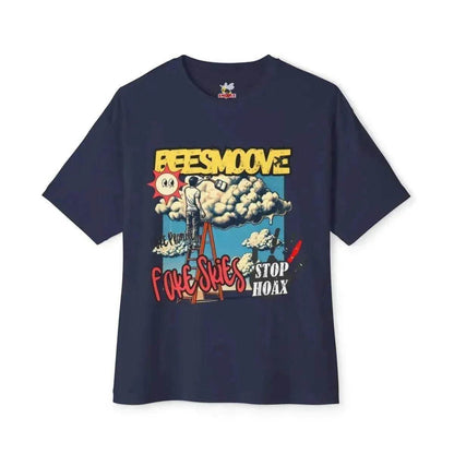 Beesmoove fake skies Oversized Boxy Tee - Beesmoove 