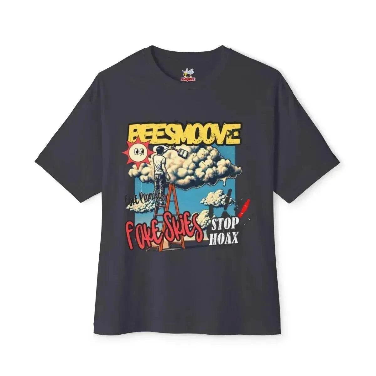 Beesmoove fake skies Oversized Boxy Tee - Beesmoove 