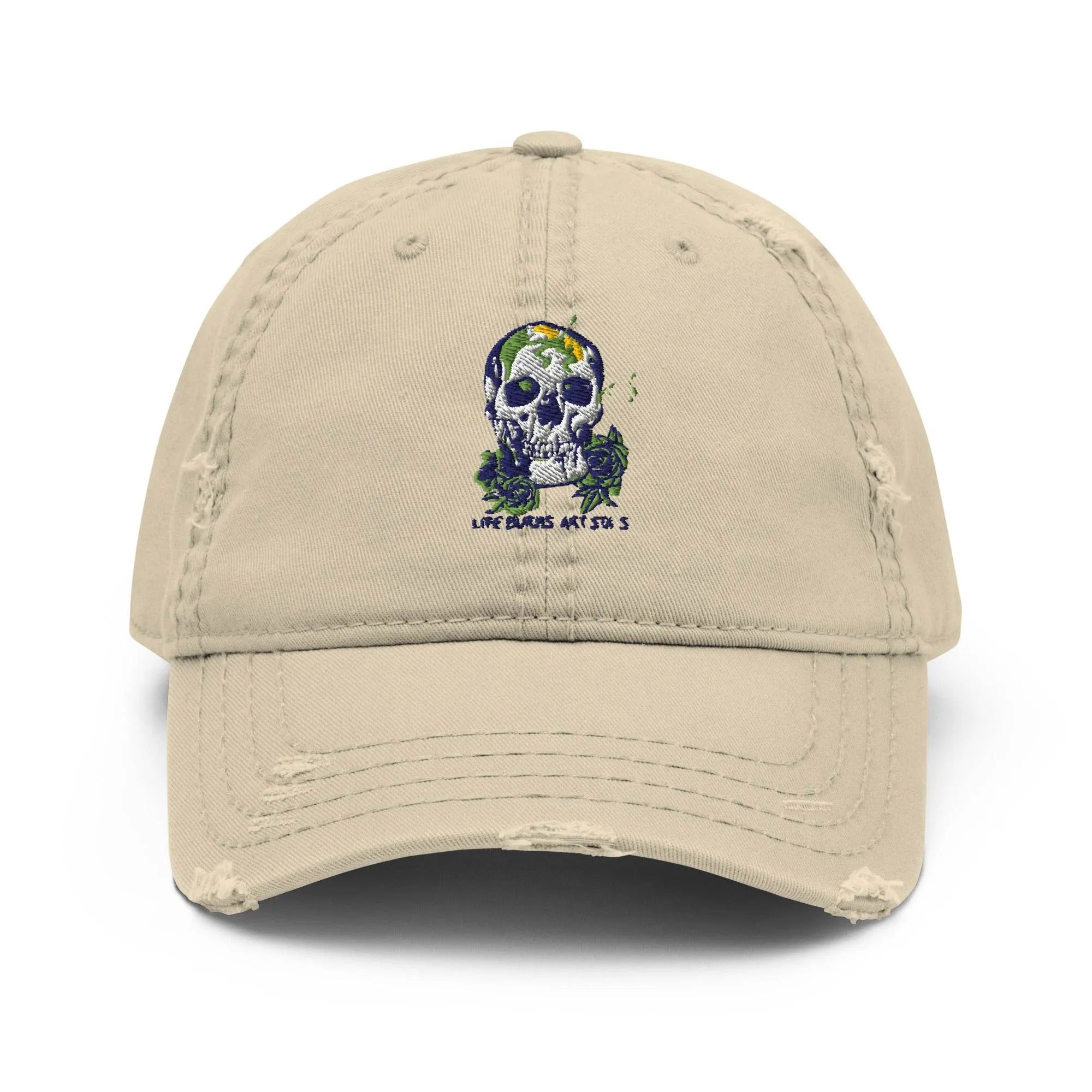 BEESMOOVE Flame Runner Distressed Dad Hat - Beesmoove