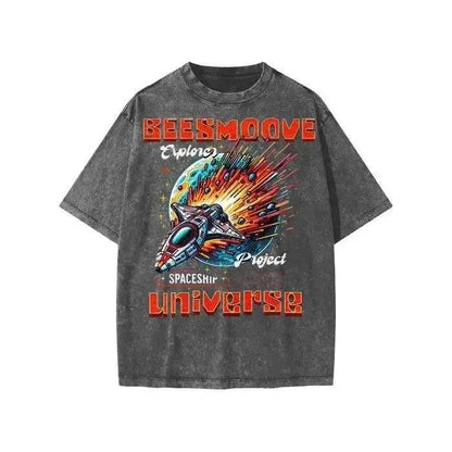 Beesmoove Galactic Voyage Kids American Vintage T-Shirt - Beesmoove 