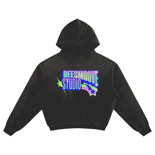 Beesmoove Galaxy Glow Sunfade Boxy Hoodie - Beesmoove 