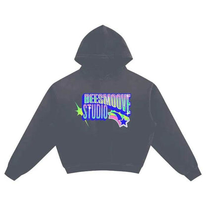 Beesmoove Galaxy Glow Sunfade Boxy Hoodie - Beesmoove 