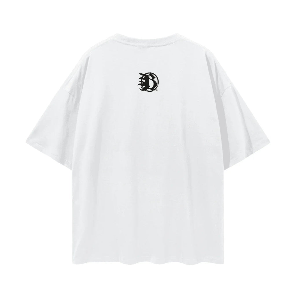 BEESMOOVE Genius Wave Oversize Deep Drop Shoulder Tee - Beesmoove