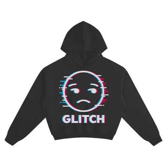 Beesmoove glitch Boxy Hoodie - Beesmoove 