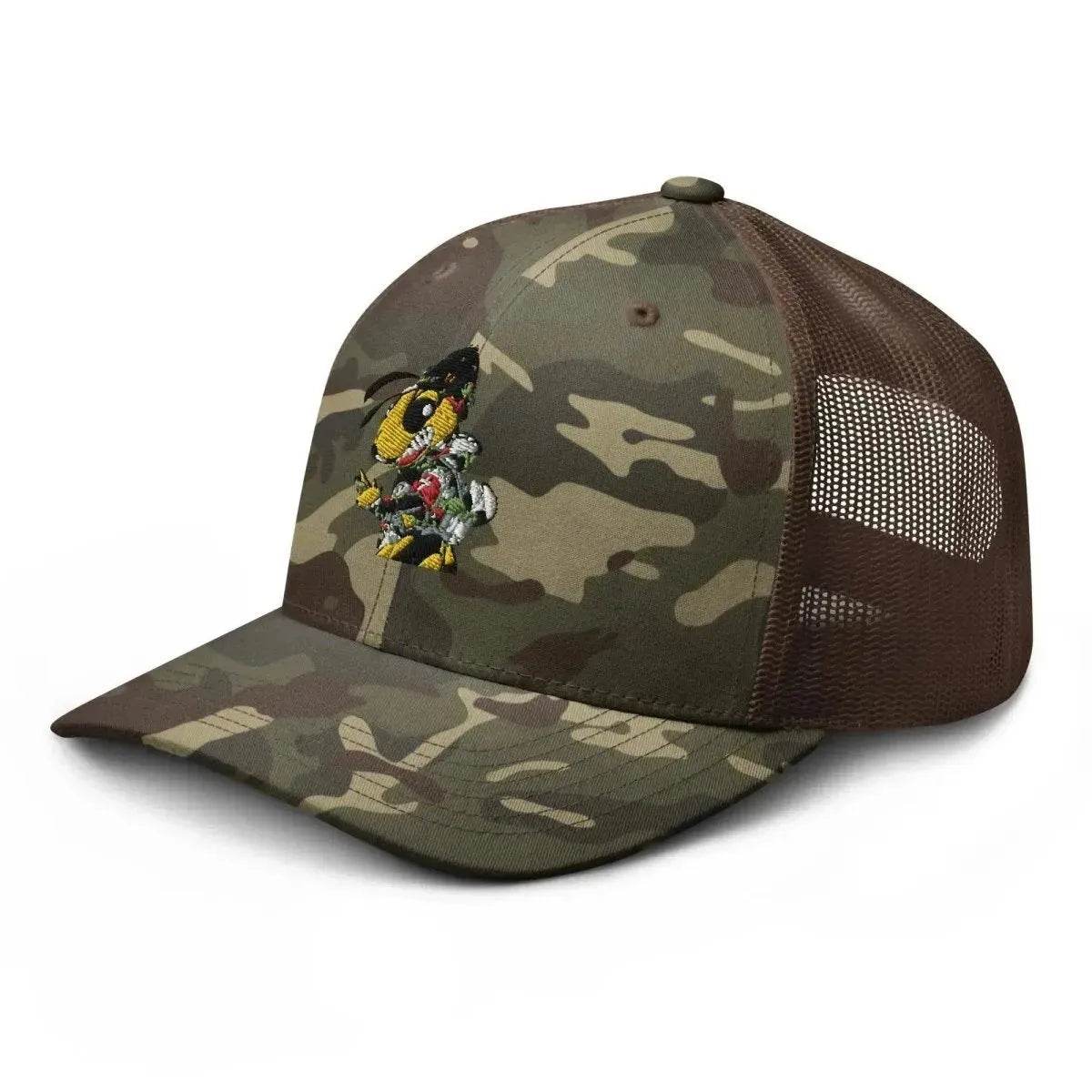 Beesmoove go to war Camouflage trucker hat - Beesmoove 