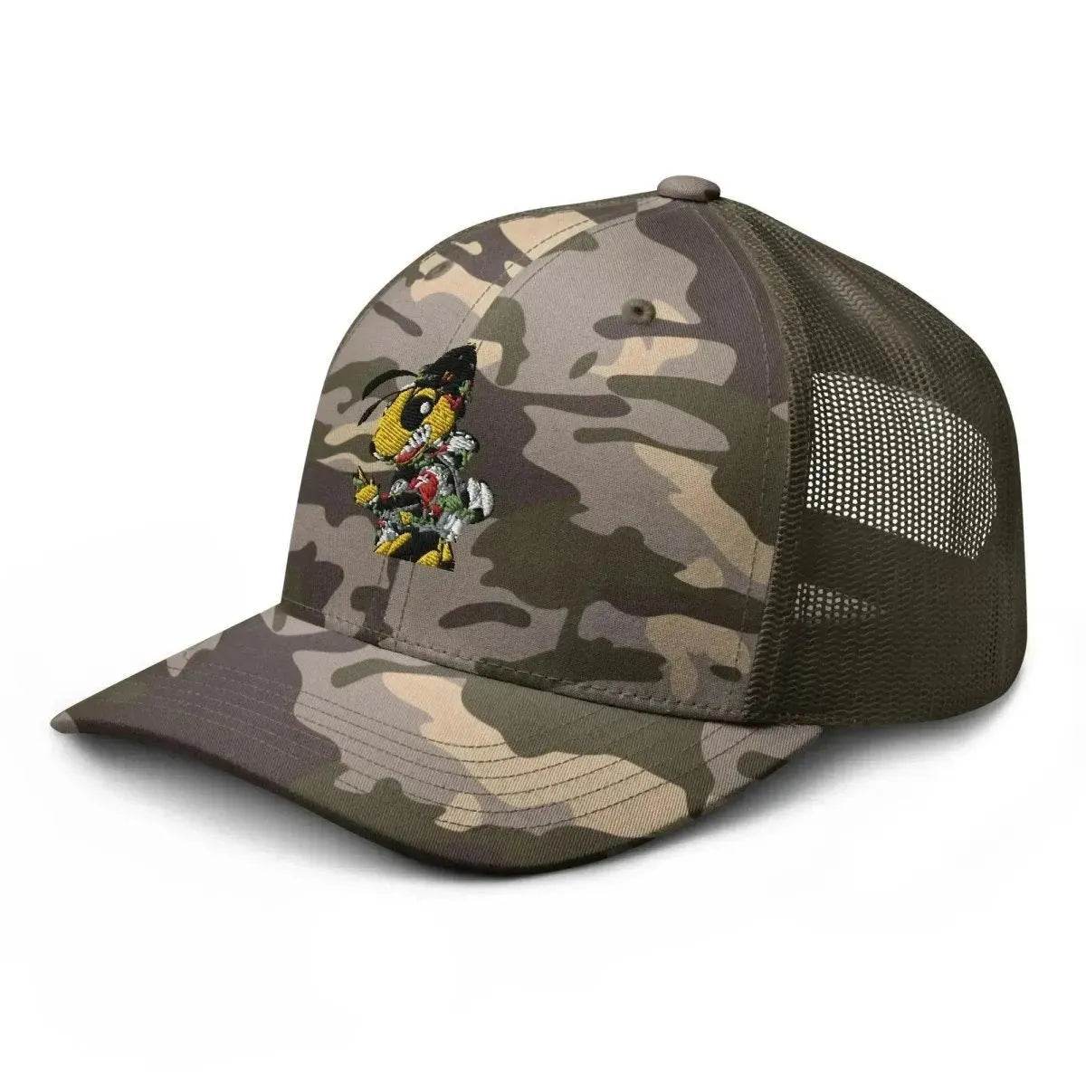 Beesmoove go to war Camouflage trucker hat - Beesmoove 
