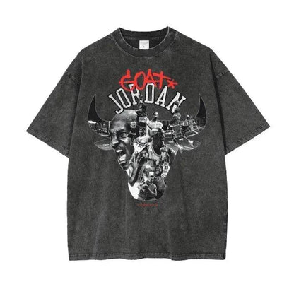 Beesmoove Goat*Jordan Wash Oversize T-Shirt - Beesmoove 