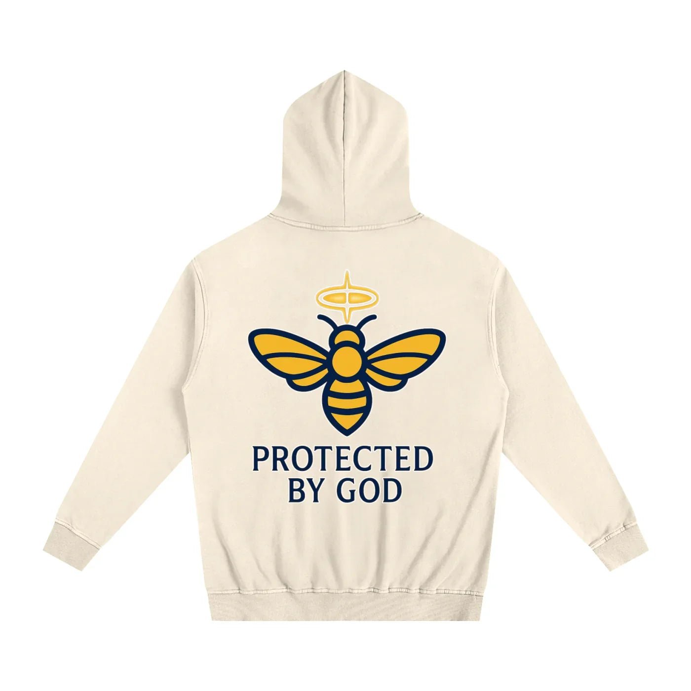 BEESMOOVE God’s Seal Protected By God Oversized Hoodie - Beesmoove