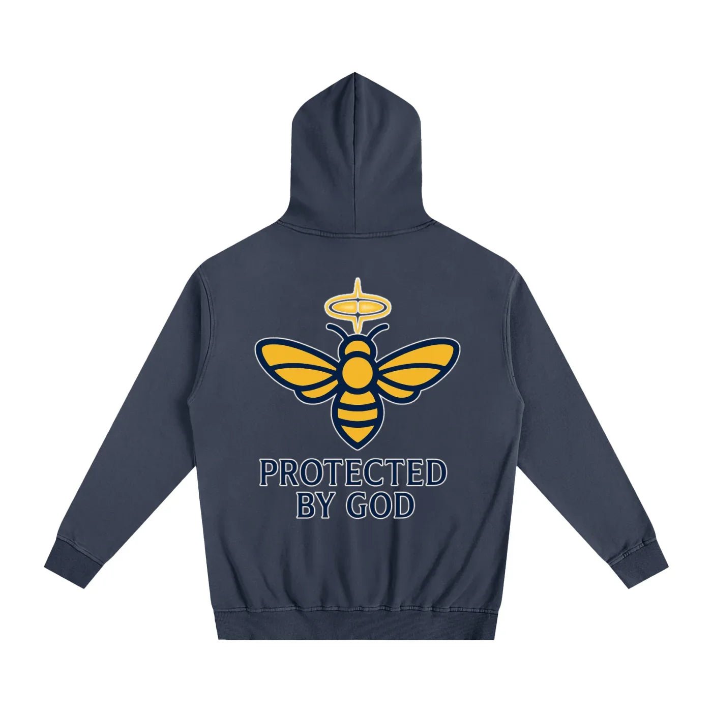 BEESMOOVE God’s Seal Protected By God Oversized Hoodie - Beesmoove