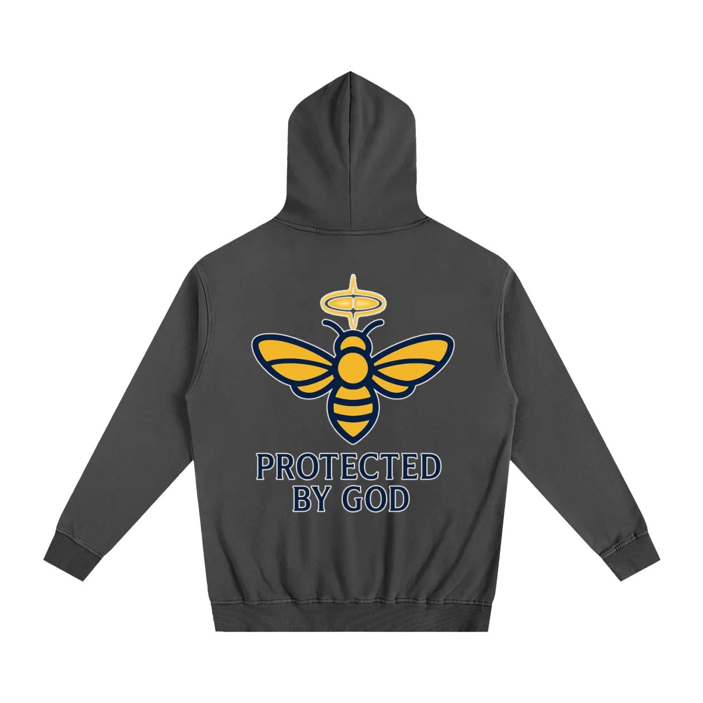 BEESMOOVE God’s Seal Protected By God Oversized Hoodie - Beesmoove
