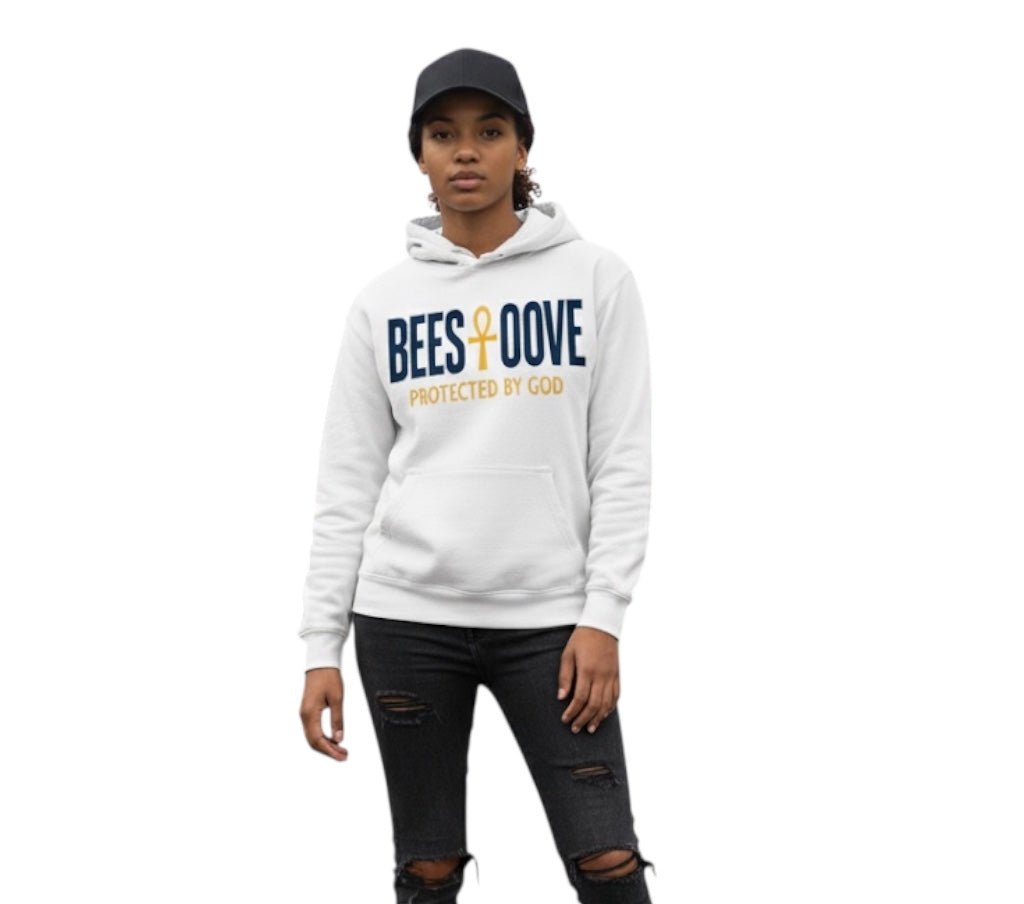 BEESMOOVE God’s Seal Protected By God Oversized Hoodie - Beesmoove