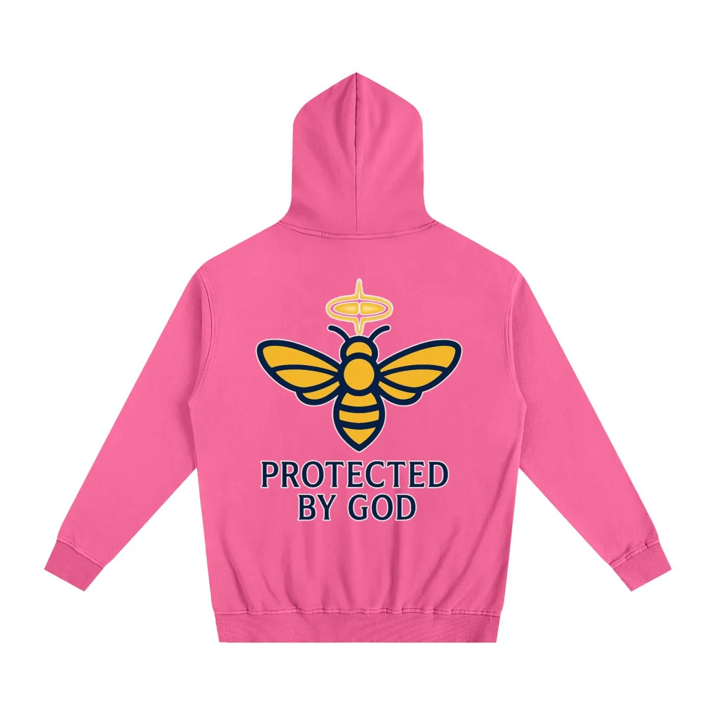 BEESMOOVE God’s Seal Protected By God Oversized Hoodie - Beesmoove