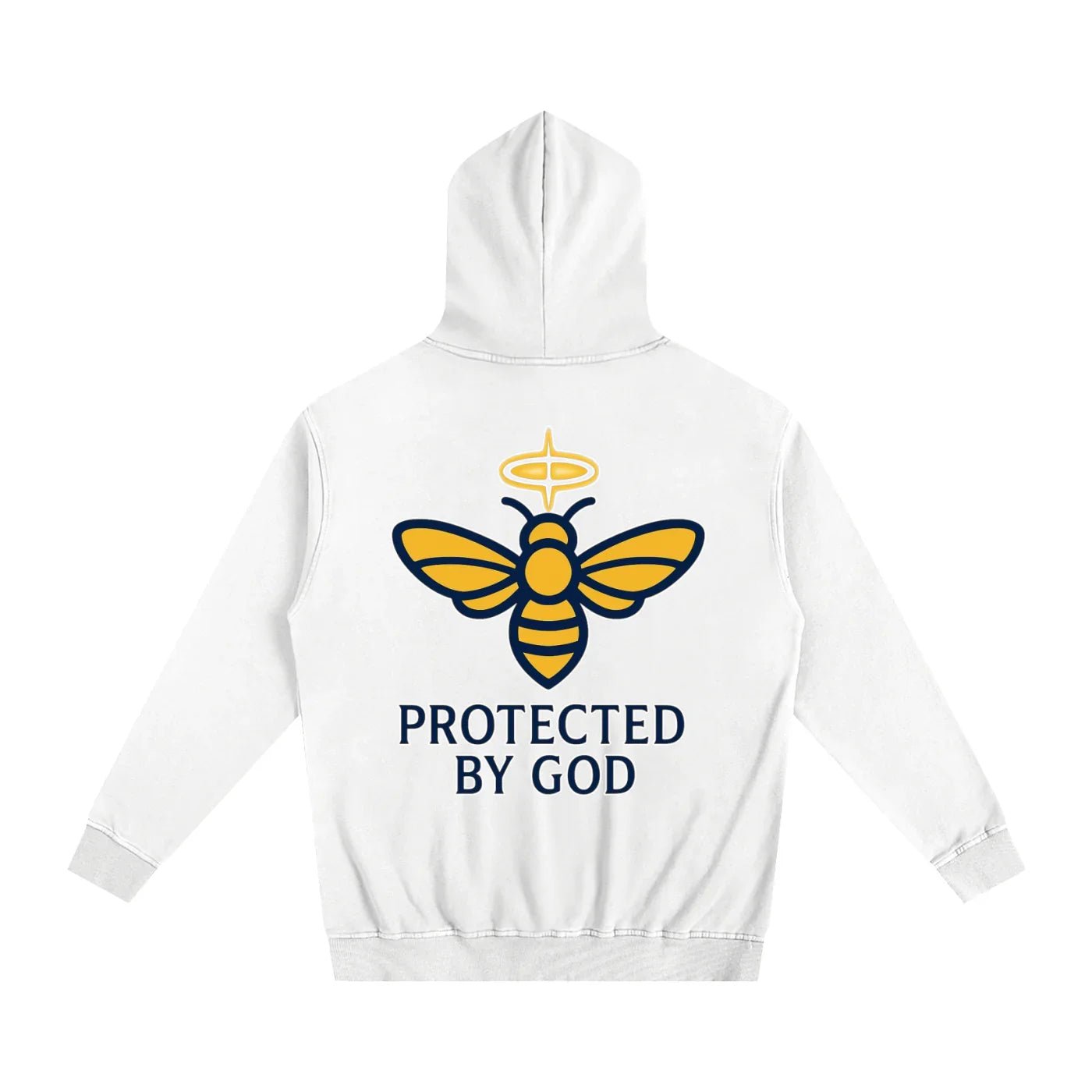 BEESMOOVE God’s Seal Protected By God Oversized Hoodie - Beesmoove