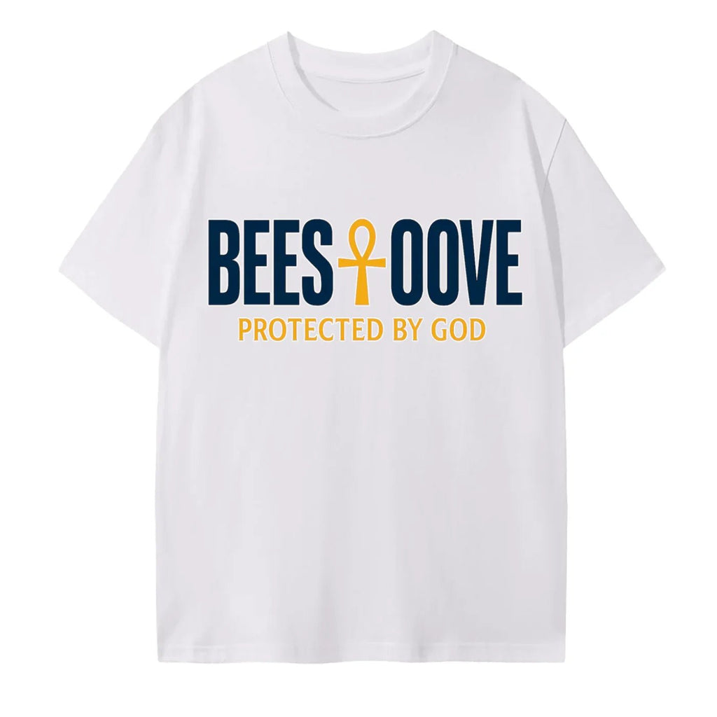 BEESMOOVE God’s Seal Protected By God T-Shirt - Beesmoove