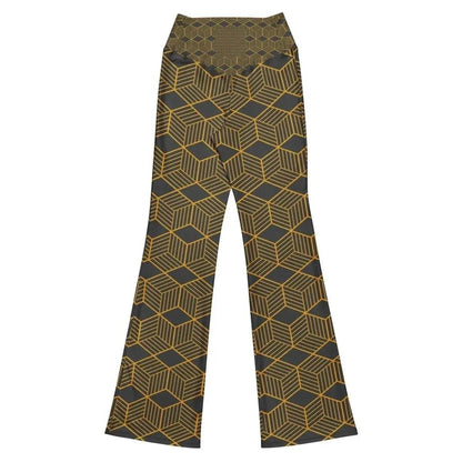 Beesmoove gold Diamond Flare leggings - Beesmoove 