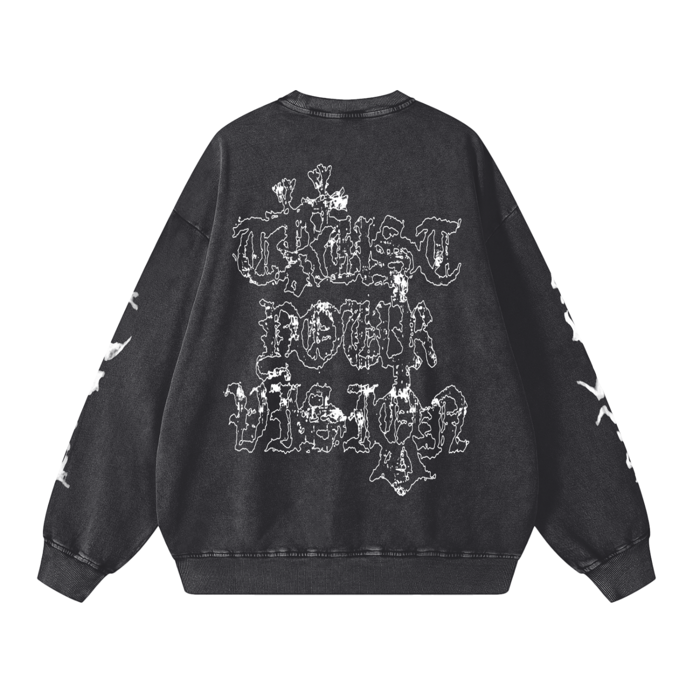 BEESMOOVE Gospel of the vision™ Washed Oversized Sweatshirt - Beesmoove