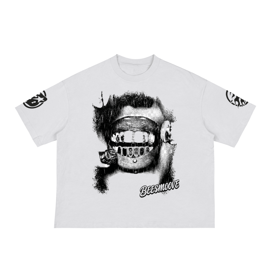 BEESMOOVE Grill Talk B.E.S.M.V Loose Boxy Tee - Beesmoove