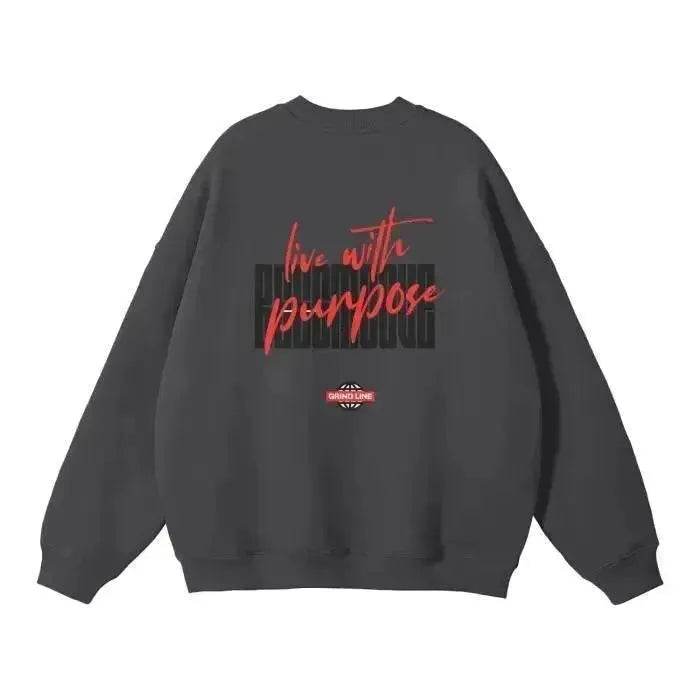 Beesmoove Grind Line 444 Solid Color Fleece Pullover - Beesmoove 