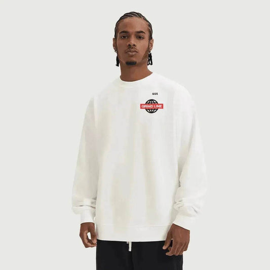 Beesmoove Grind Line 444 Solid Color Fleece Pullover - Beesmoove 