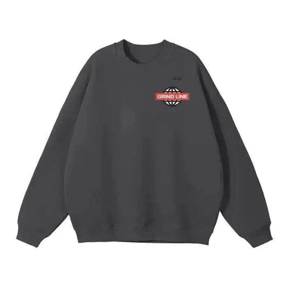 Beesmoove Grind Line 444 Solid Color Fleece Pullover - Beesmoove 