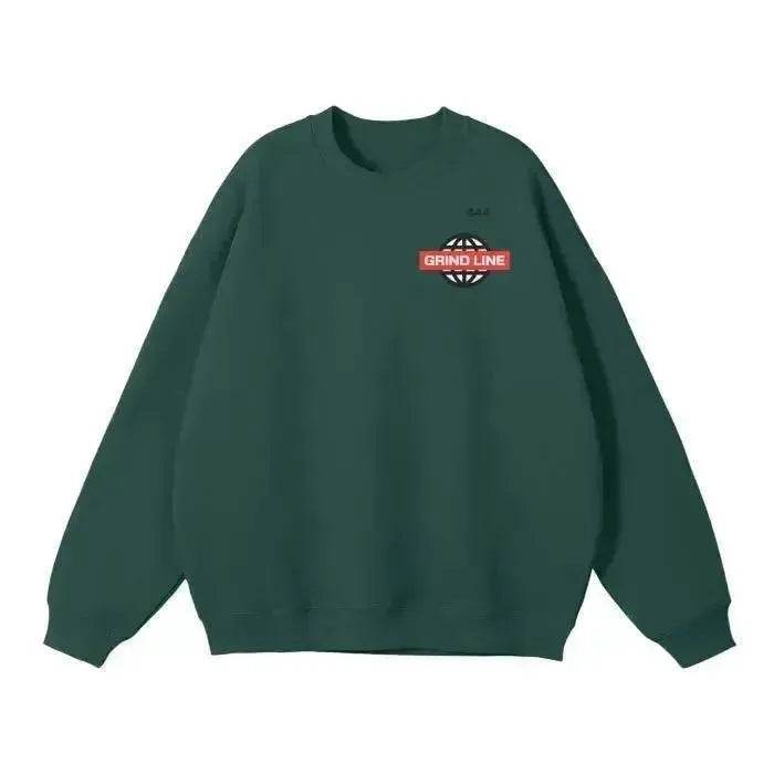 Beesmoove Grind Line 444 Solid Color Fleece Pullover - Beesmoove 