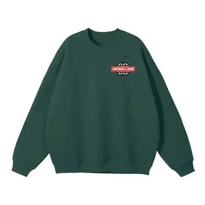 Beesmoove Grind Line 444 Solid Color Fleece Pullover - Beesmoove 