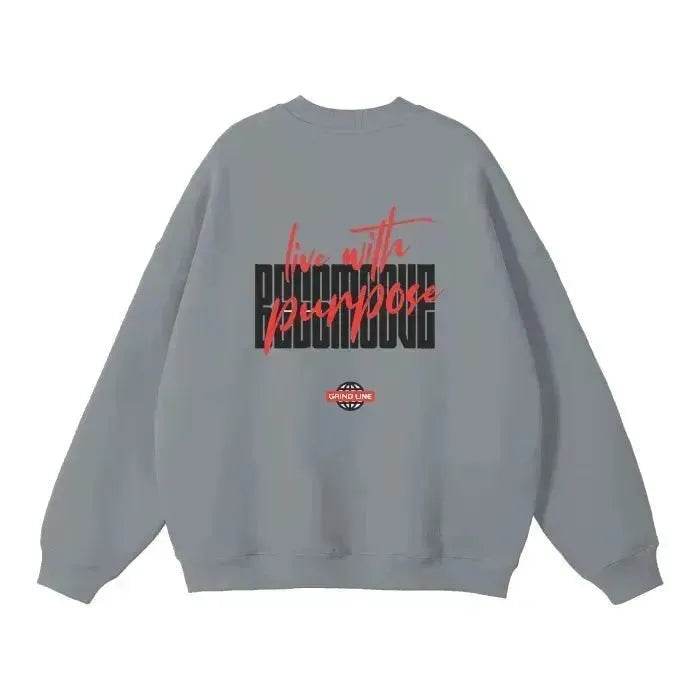 Beesmoove Grind Line 444 Solid Color Fleece Pullover - Beesmoove 