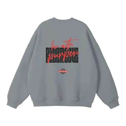 Beesmoove Grind Line 444 Solid Color Fleece Pullover - Beesmoove 