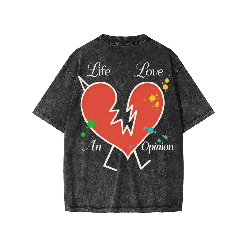 BEESMOOVE Heartbreak Hijack Washed Kids' T-shirt - Beesmoove