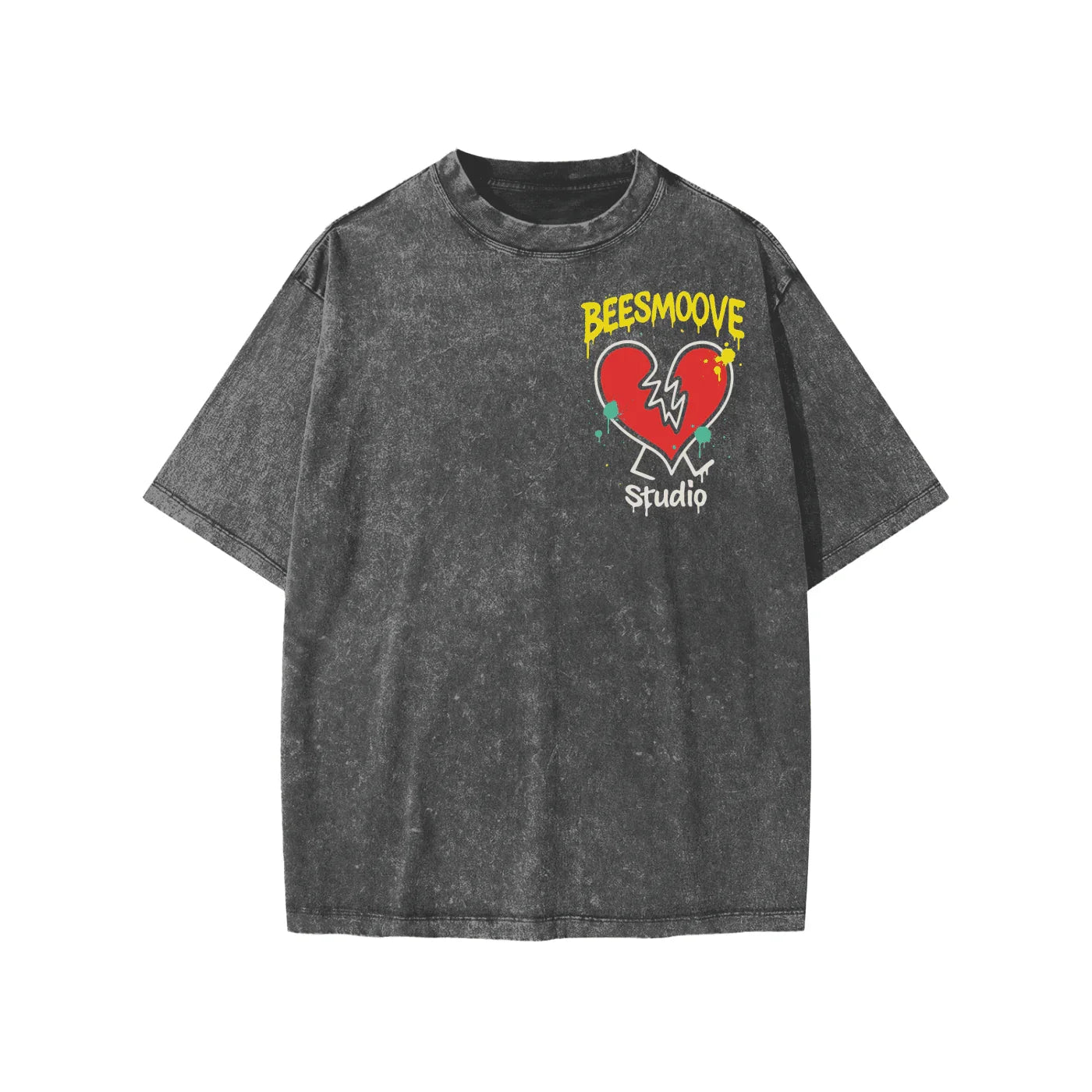 BEESMOOVE Heartbreak Hijack Washed Kids' T-shirt - Beesmoove