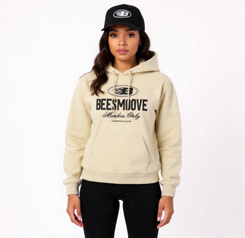 BEESMOOVE Heritage Mark Black Hoodie - Beesmoove