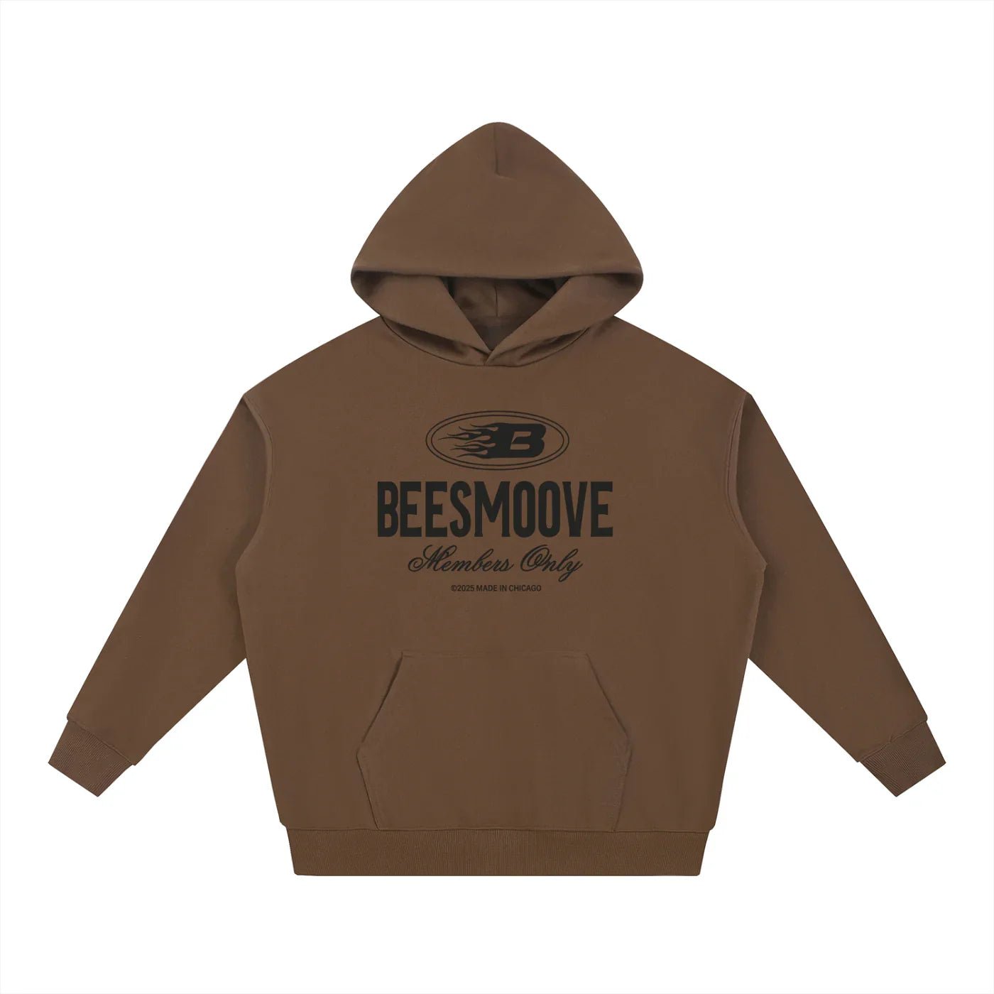 BEESMOOVE Heritage Mark Black Hoodie - Beesmoove