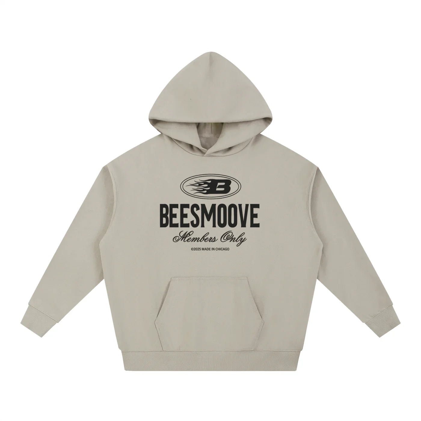 BEESMOOVE Heritage Mark Black Hoodie - Beesmoove
