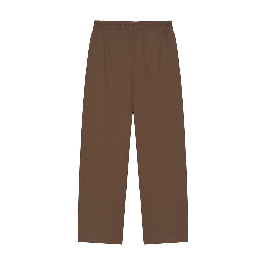 BEESMOOVE Heritage Mark white Straight - Leg Sweatpants - Beesmoove