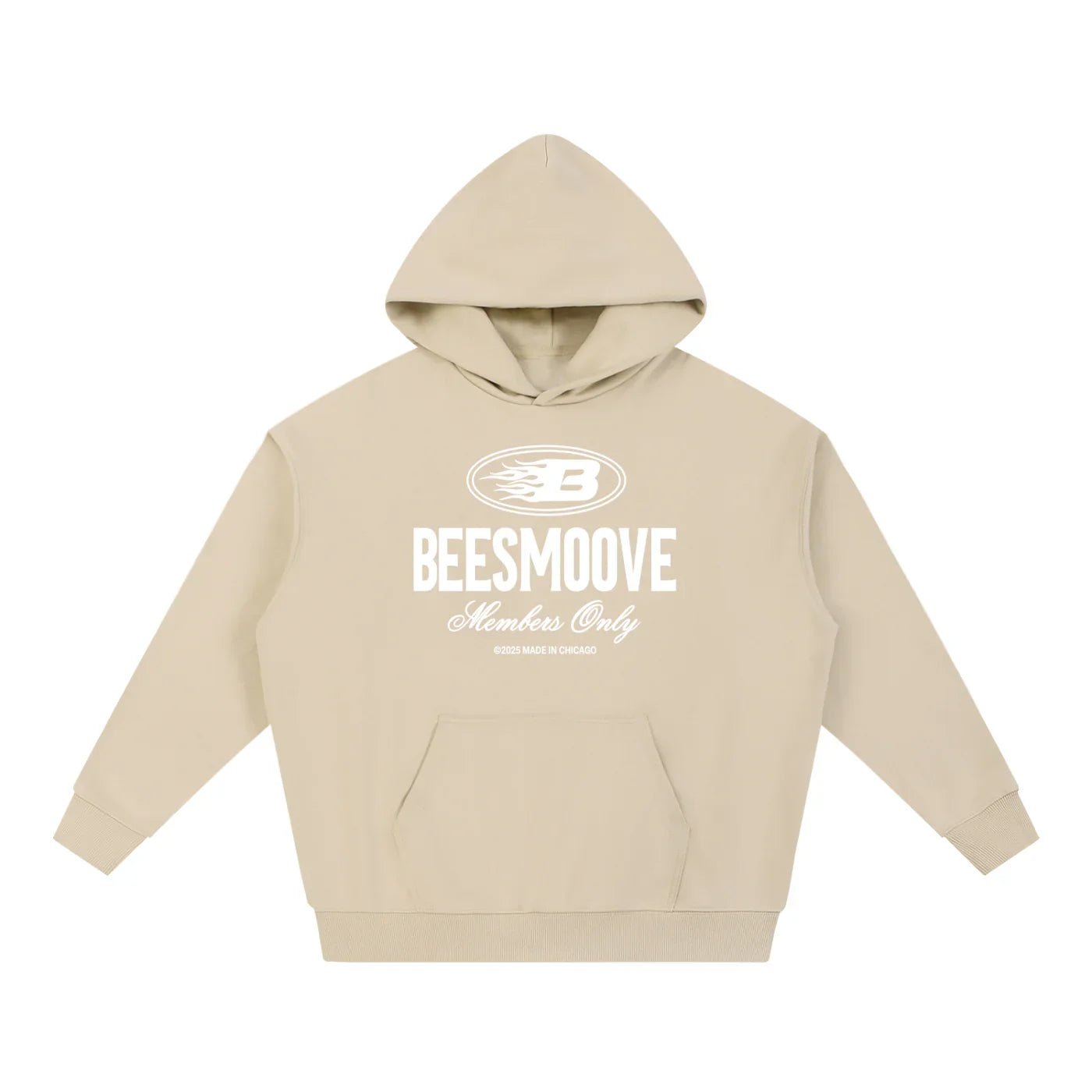 BEESMOOVE Heritage white Mark Hoodie - Beesmoove