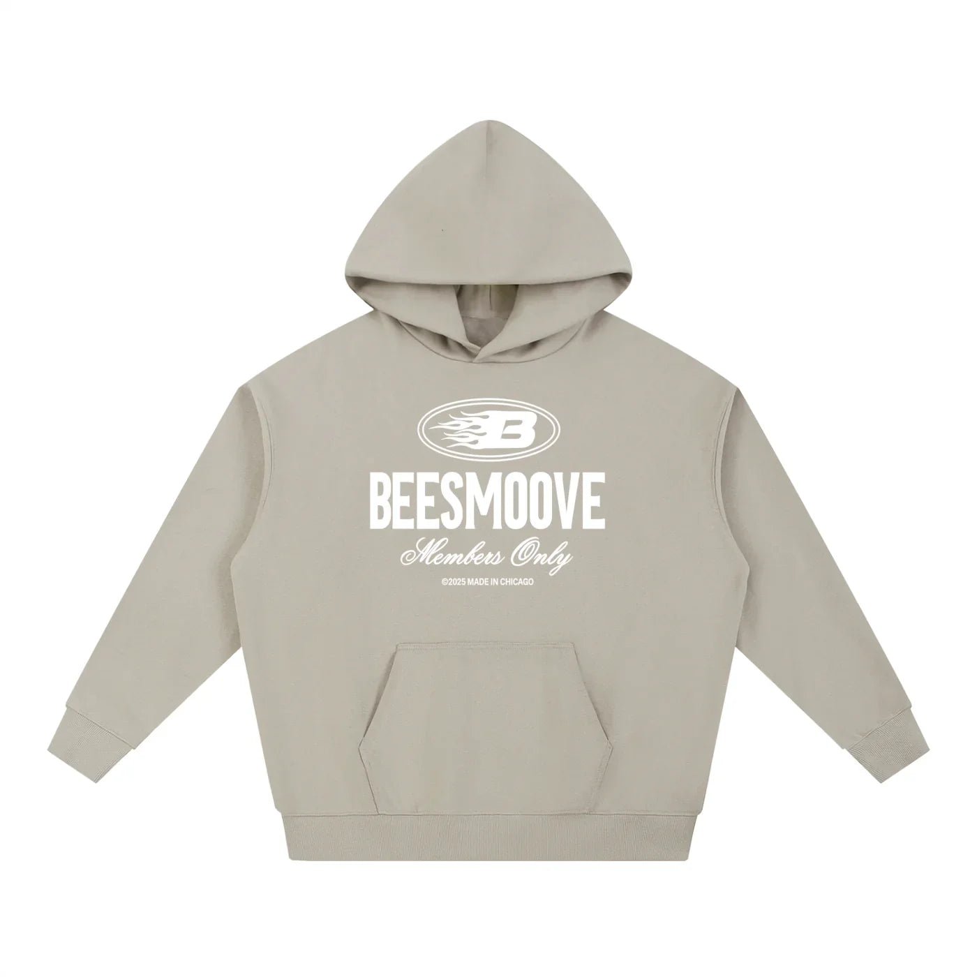 BEESMOOVE Heritage white Mark Hoodie - Beesmoove