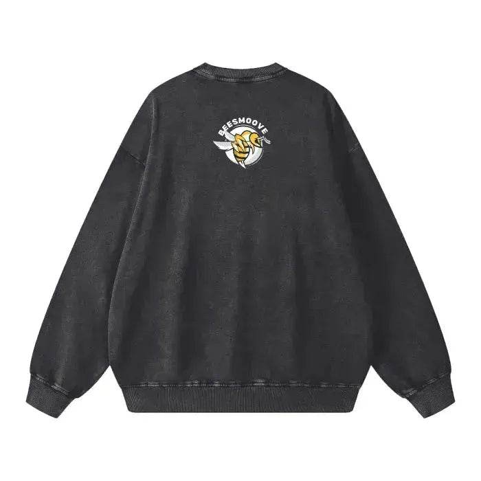 Beesmoove Hivebreaker Classic Edition Wash Oversize Sweatshirt - Beesmoove 